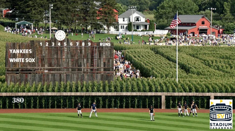 White Sox “Stalk-off” Victory over the Yankees in Inaugural Field of Dreams game in Dyersville, Iowa - Stadium Vagabond