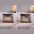 Arrowhead Stadium - Home of the Kansas City Chiefs Double - Sided Pillow - Stadium Vagabond