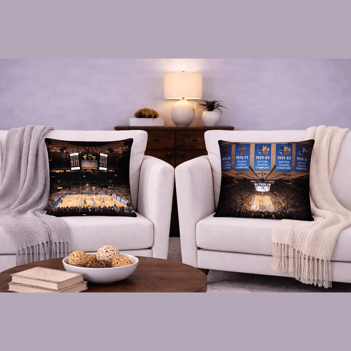 New York Knicks - Madison Square Garden Pillow - Stadium Vagabond