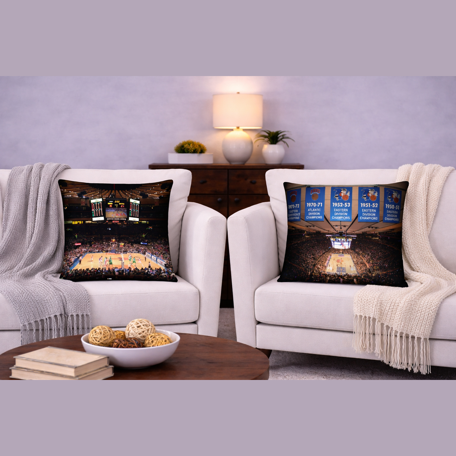 New York Knicks- Madison Square Garden Pillow