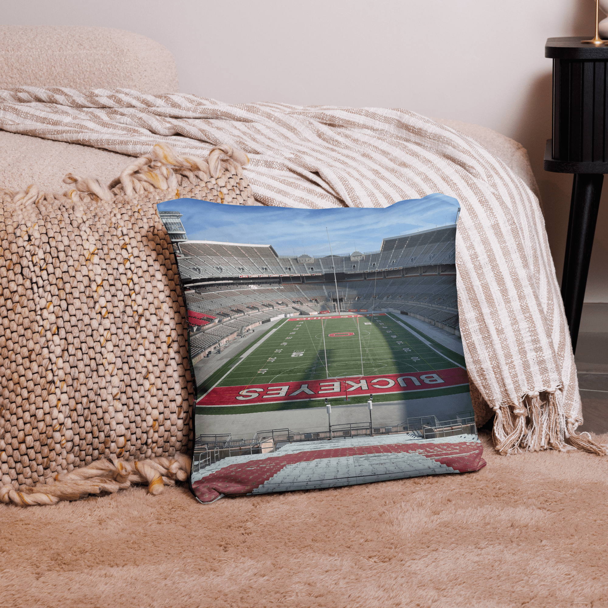 Ohio State Buckeye Pillow - 30 Years Later - Stadium Vagabond