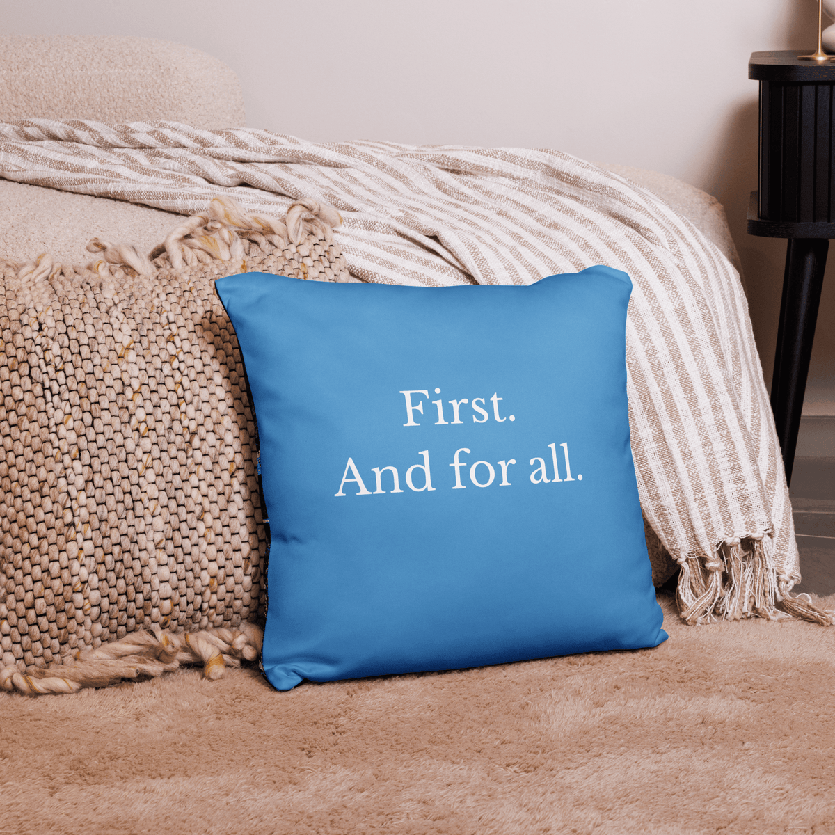 CUSTOMIZABLE UNC Tar Heels Basketball Pillow - Stadium Vagabond