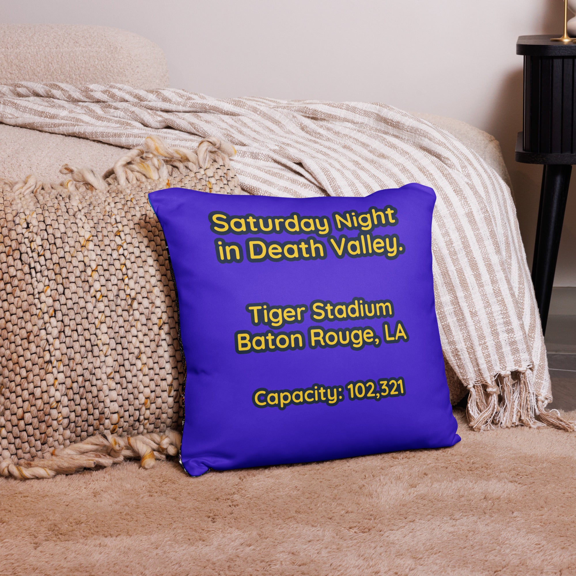 LSU - Saturday Night...Pillow - Stadium Vagabond