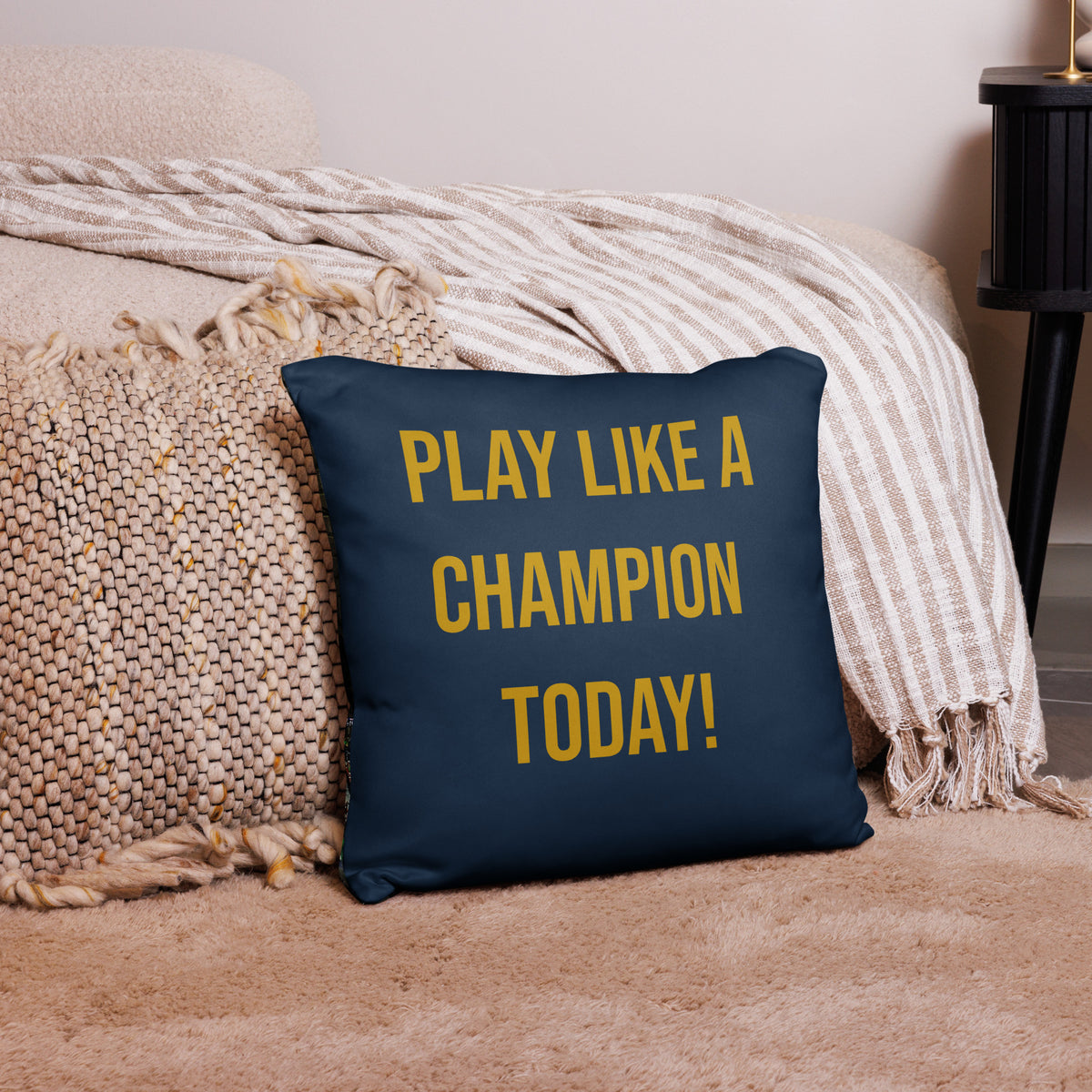 CUSTOMIZABLE Notre Dame Fighting Irish Basketball Pillow - Stadium Vagabond