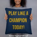 CUSTOMIZABLE Notre Dame Fighting Irish Basketball Pillow - Stadium Vagabond
