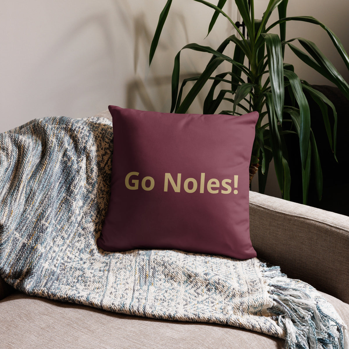 CUSTOMIZABLE Florida State Seminoles Pillow - Stadium Vagabond