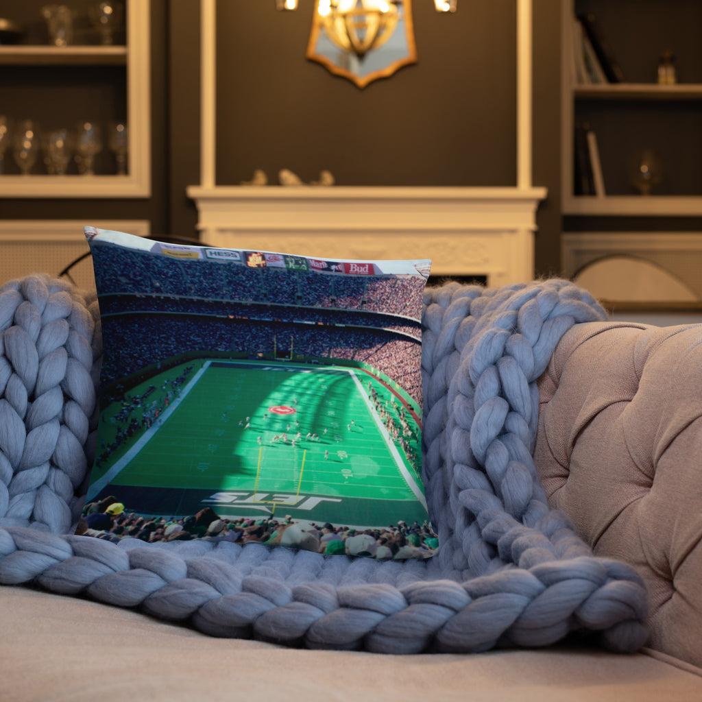 I ❤️ NY - Mets and Jets Pillow - Stadium Vagabond