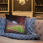 Arrowhead Stadium - Home of the Kansas City Chiefs Double - Sided Pillow - Stadium Vagabond