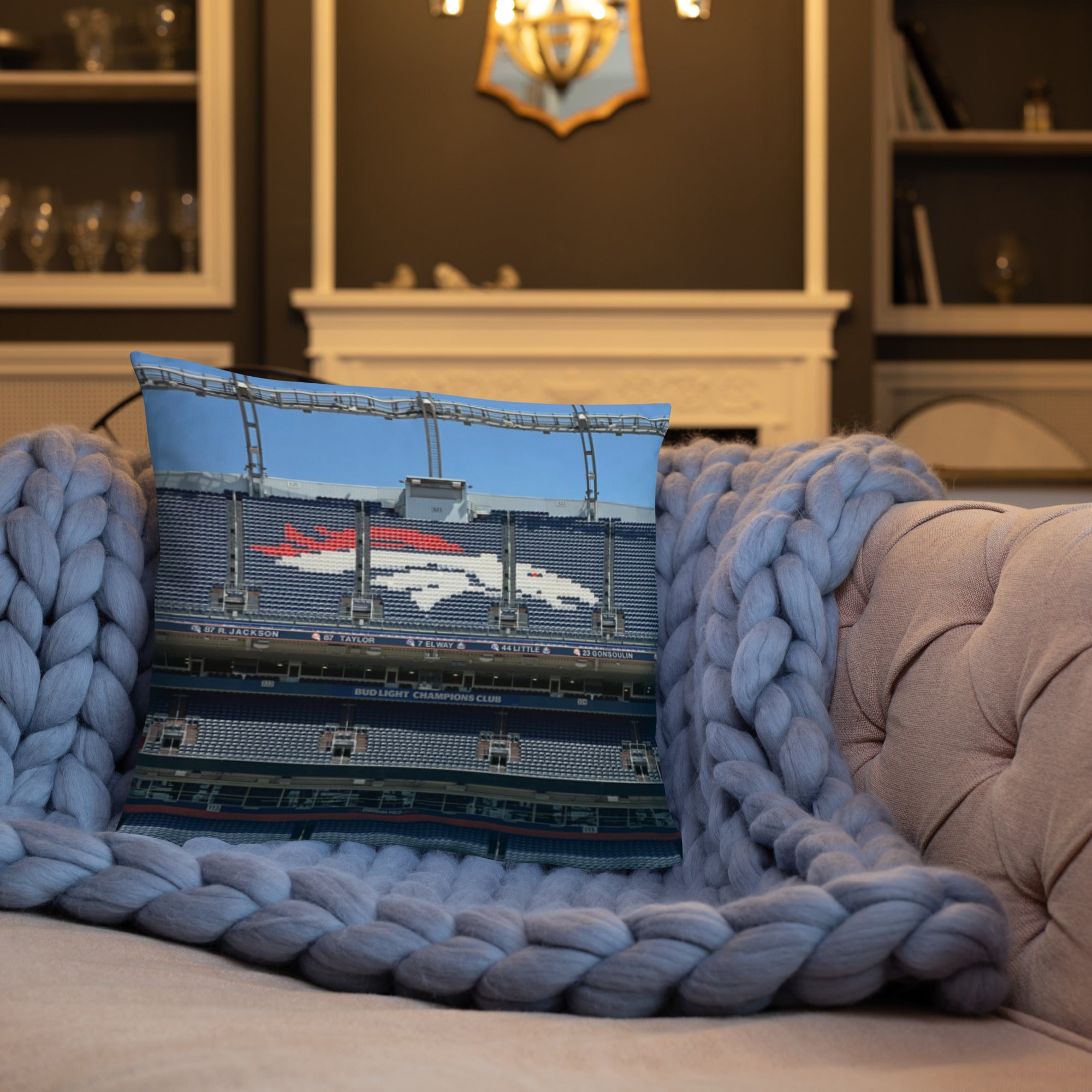 Denver Broncos - Mile High Stadium Pillow - Stadium Vagabond