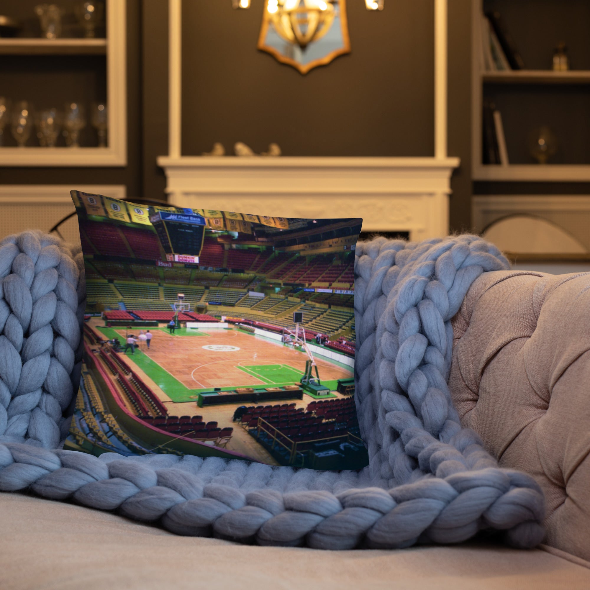 Boston Celtics - From the Parquet to the TD Garden Double - sided Pillow - Stadium Vagabond