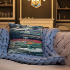 Fenway Park - Home of the Boston Red Sox Double - Sided Pillow - Stadium Vagabond