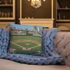 Chicago Cubs Wrigley Field Double - Sided Pillow - Stadium Vagabond