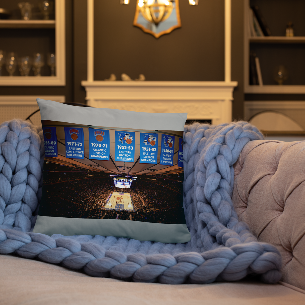New York Knicks- Madison Square Garden Pillow