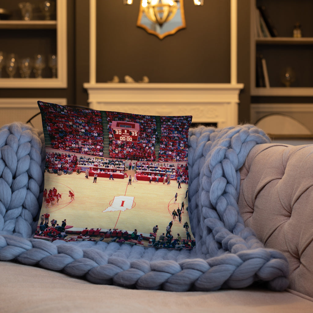 Indiana University Hoosiers Retro Pillow - Stadium Vagabond
