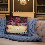 Indiana University Hoosiers Retro Pillow - Stadium Vagabond