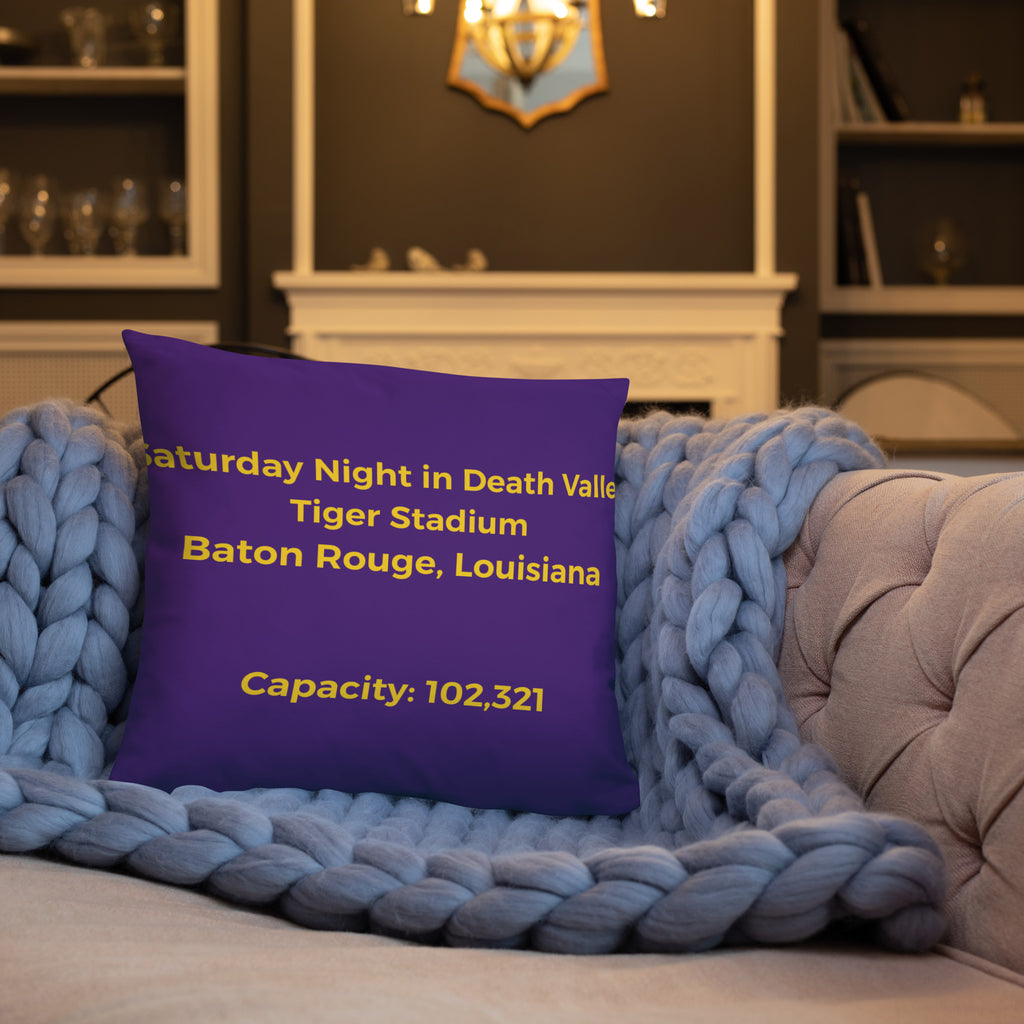 LSU - Saturday Night...Pillow - Stadium Vagabond