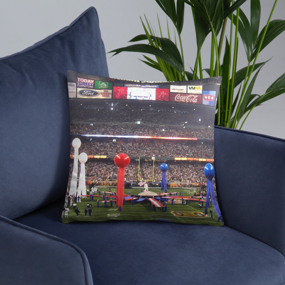 New England Patriots Double - Sided Pillow - Stadium Vagabond