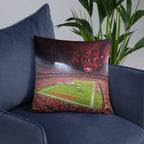 Arrowhead Stadium - Home of the Kansas City Chiefs Double - Sided Pillow - Stadium Vagabond