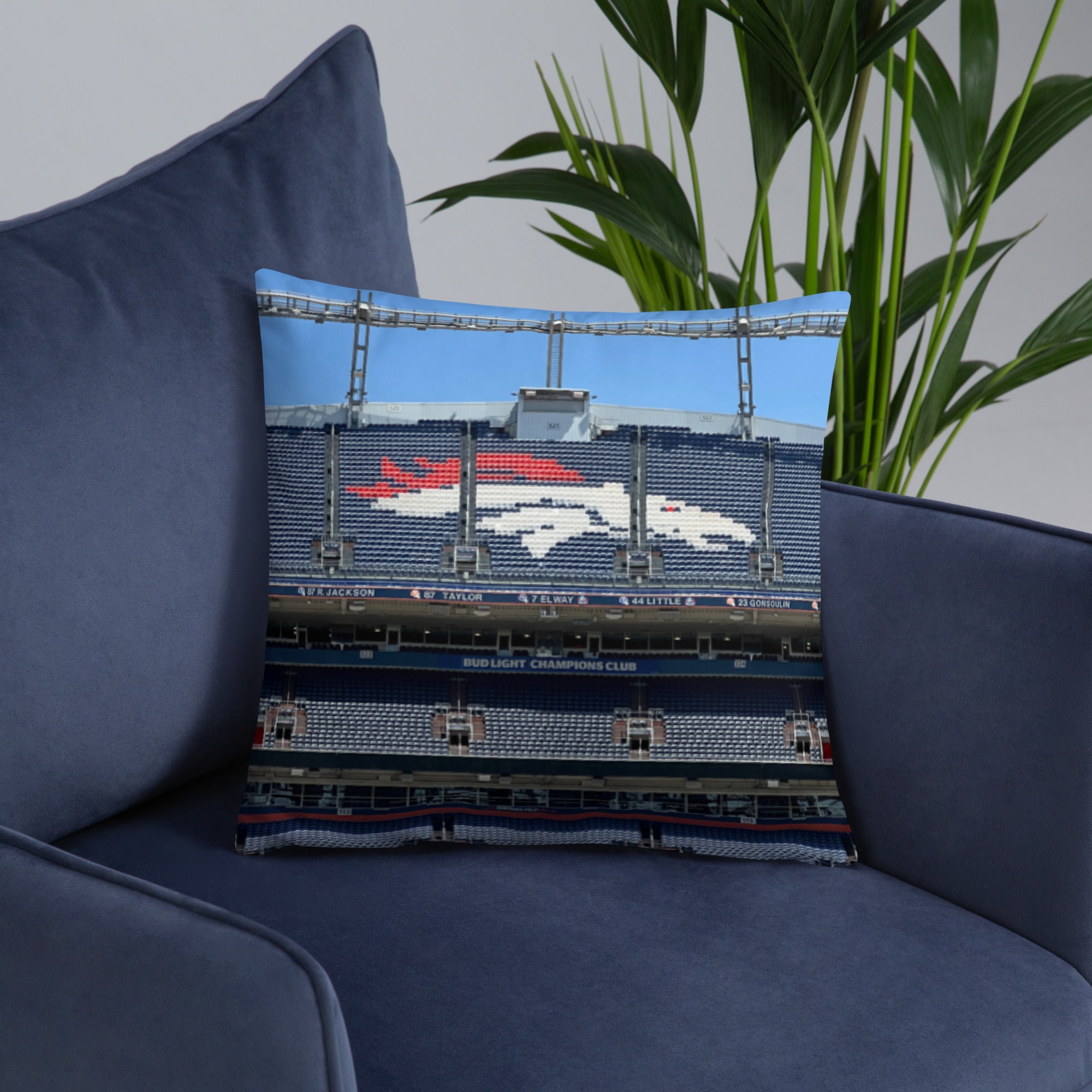 Denver Broncos - Mile High Stadium Pillow - Stadium Vagabond