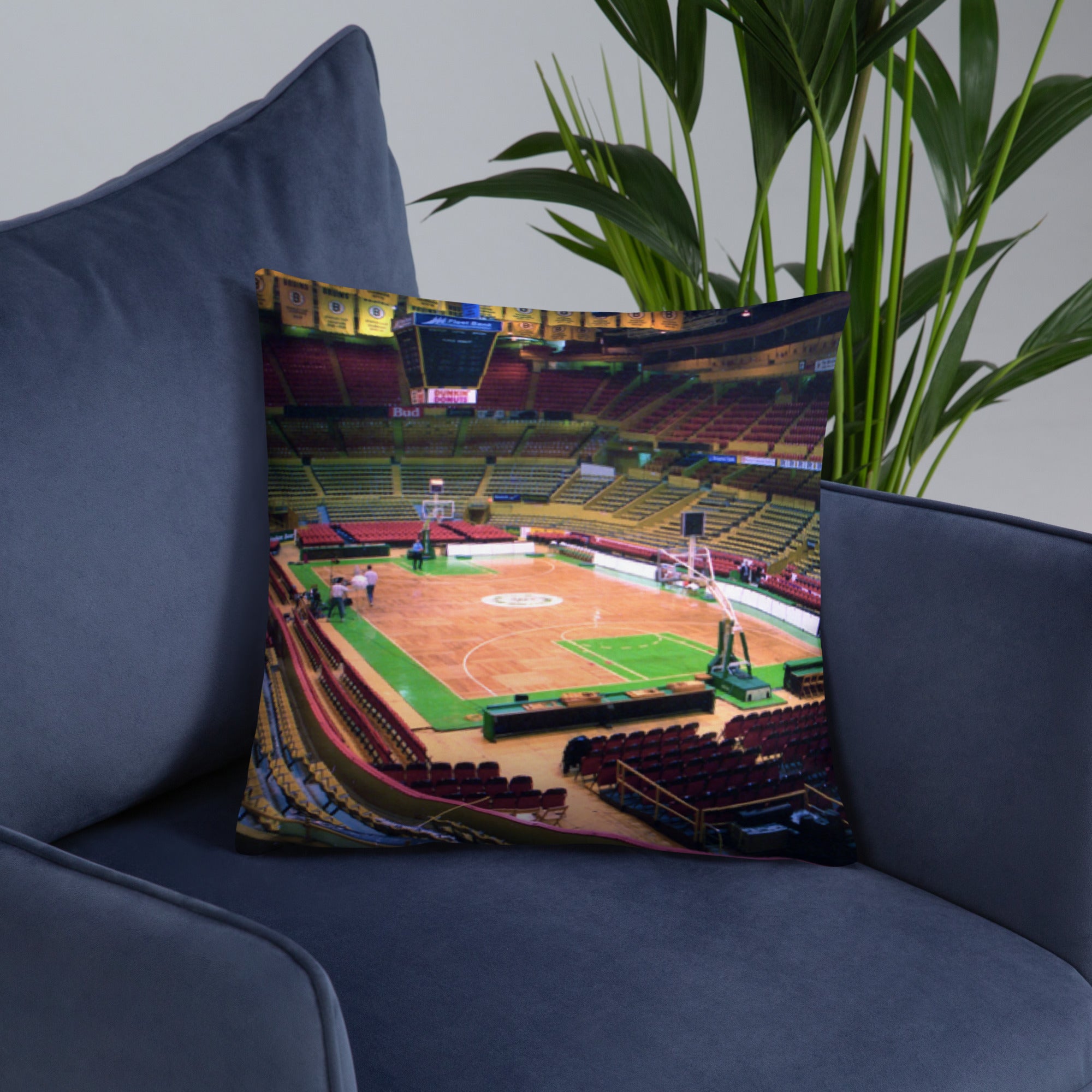 Boston Celtics - From the Parquet to the TD Garden Double - sided Pillow - Stadium Vagabond