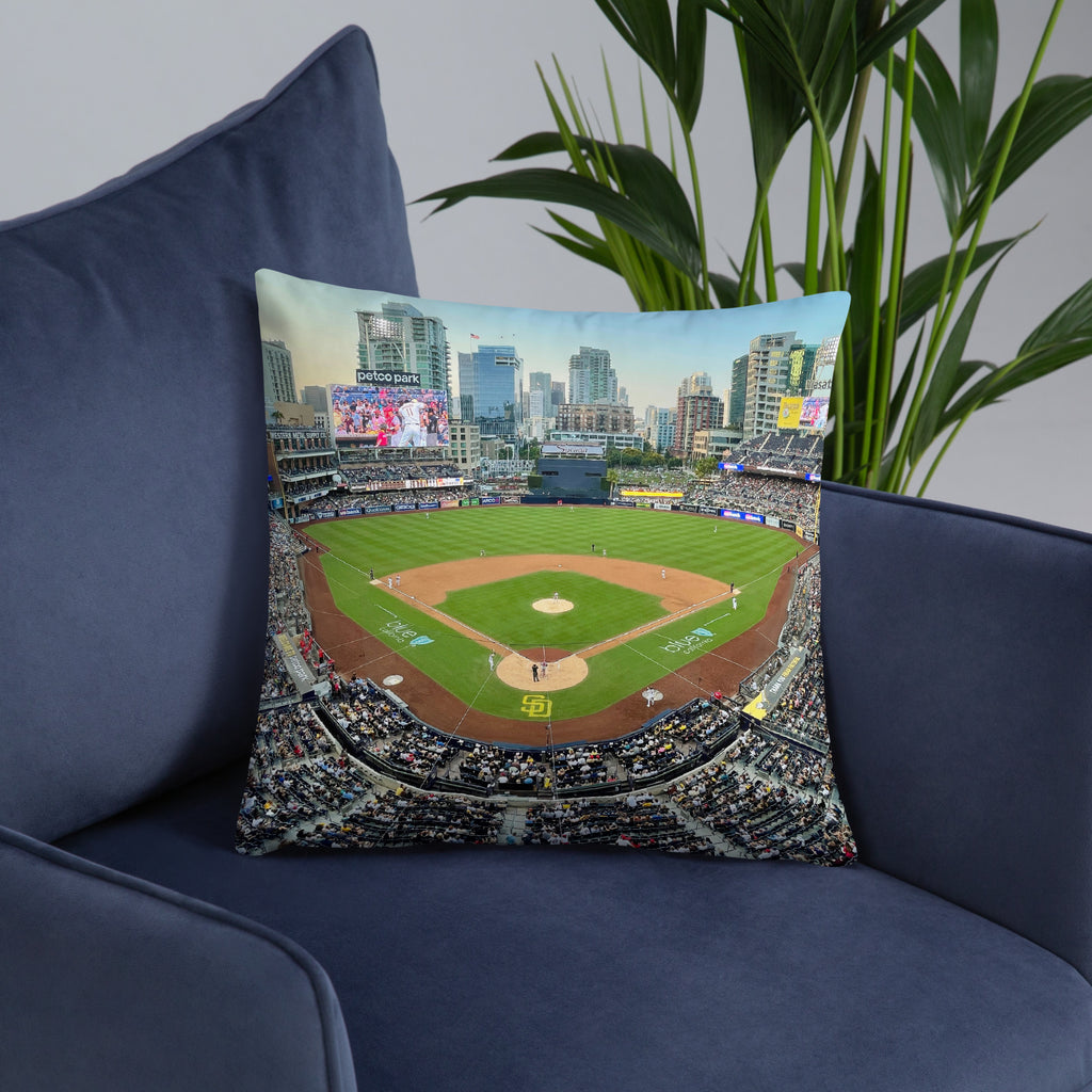 San Diego Padres - New and Old Pillow - Stadium Vagabond