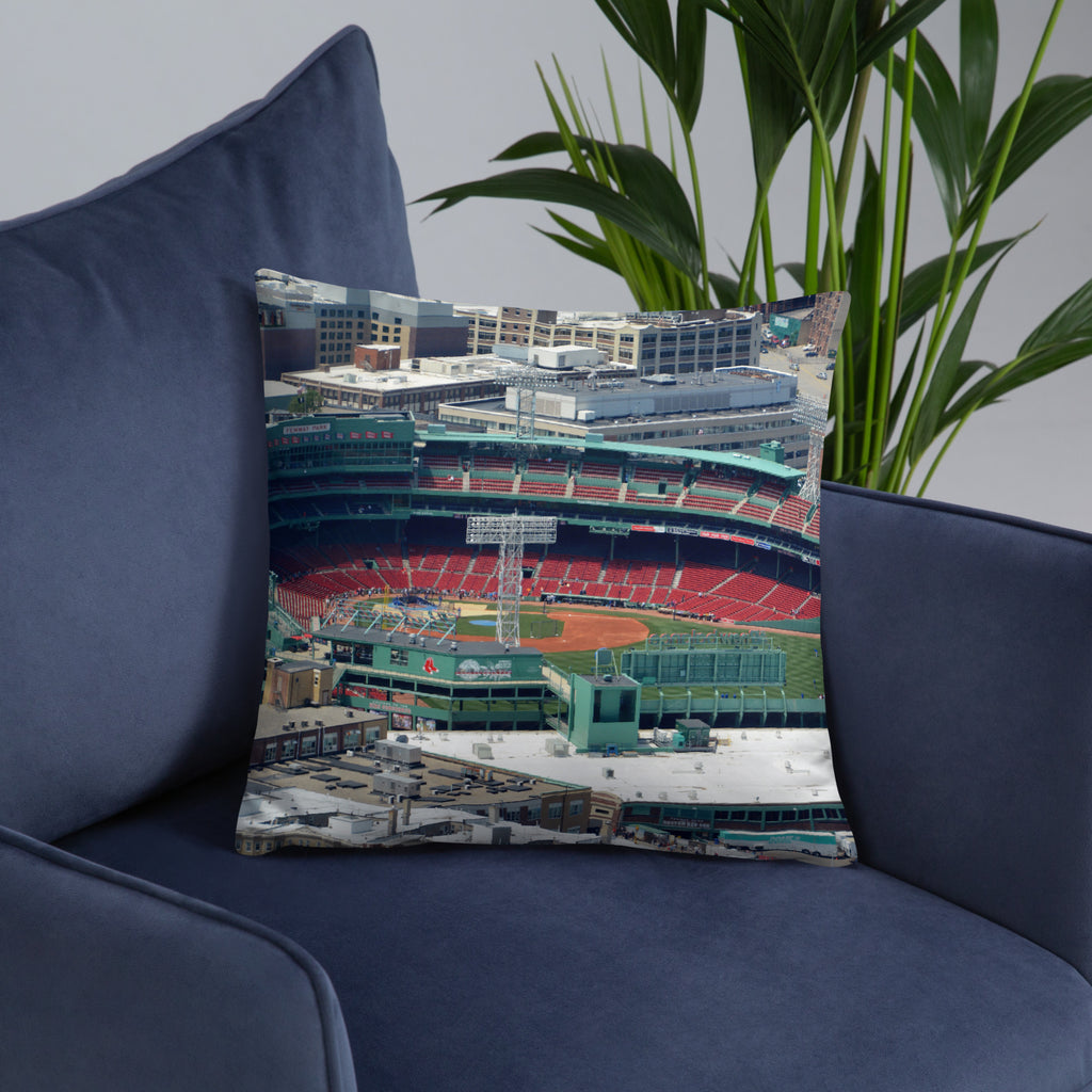 Fenway Park - Home of the Boston Red Sox Double - Sided Pillow - Stadium Vagabond