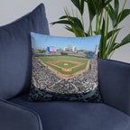 I ❤️ Chicago - Bears and Cubs Pillow - Stadium Vagabond