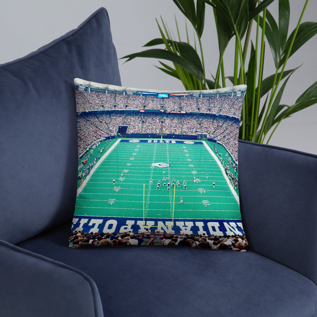 Lucas Oil Stadium - Home of the Indianapolis Colts Double - Sides Pillow - Stadium Vagabond