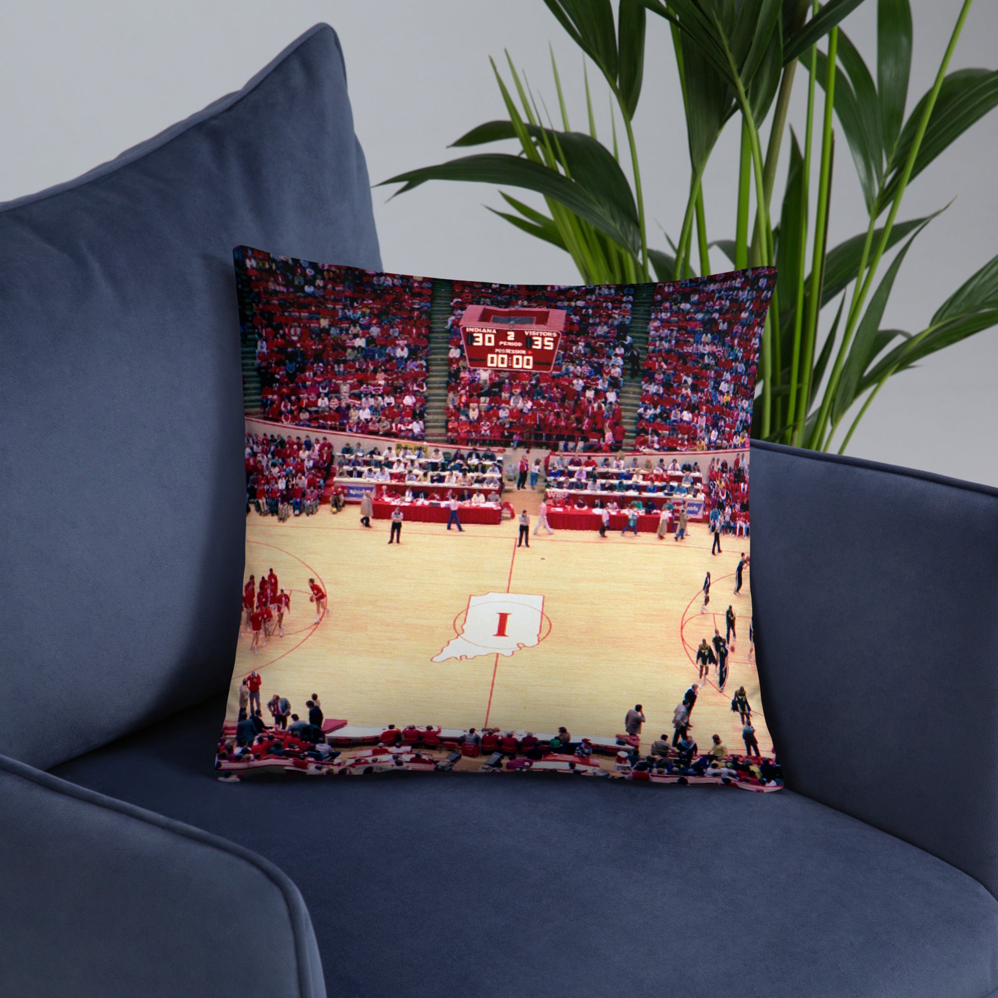 Indiana University Hoosiers Retro Pillow - Stadium Vagabond