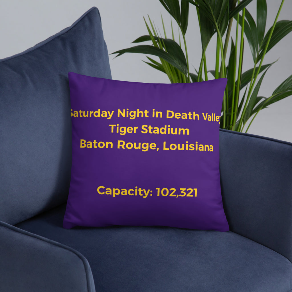 LSU - Saturday Night...Pillow - Stadium Vagabond