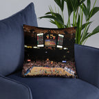 New York Knicks Pillow - NBA CHAMPS ON SCOREBOARD! - Stadium Vagabond