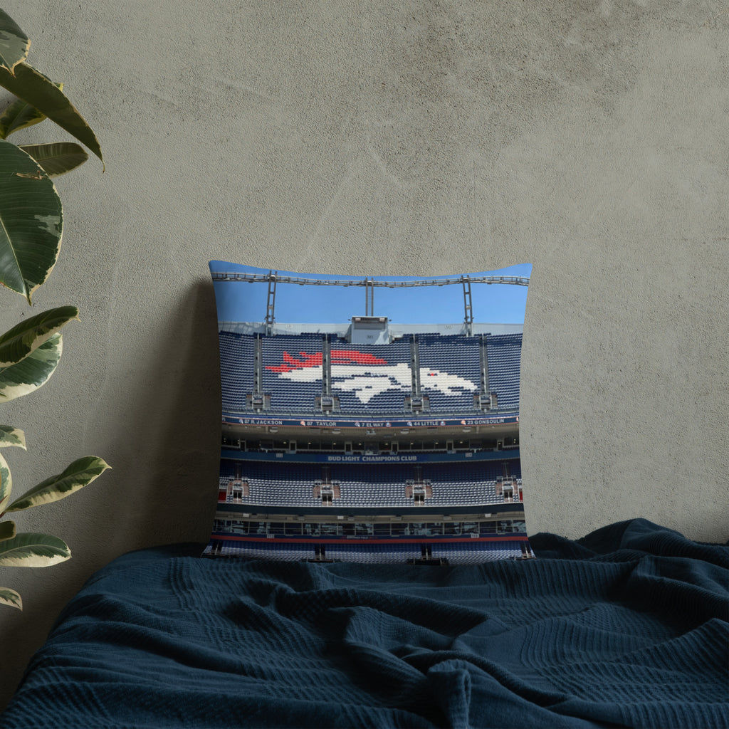 Denver Broncos - Mile High Stadium Pillow - Stadium Vagabond