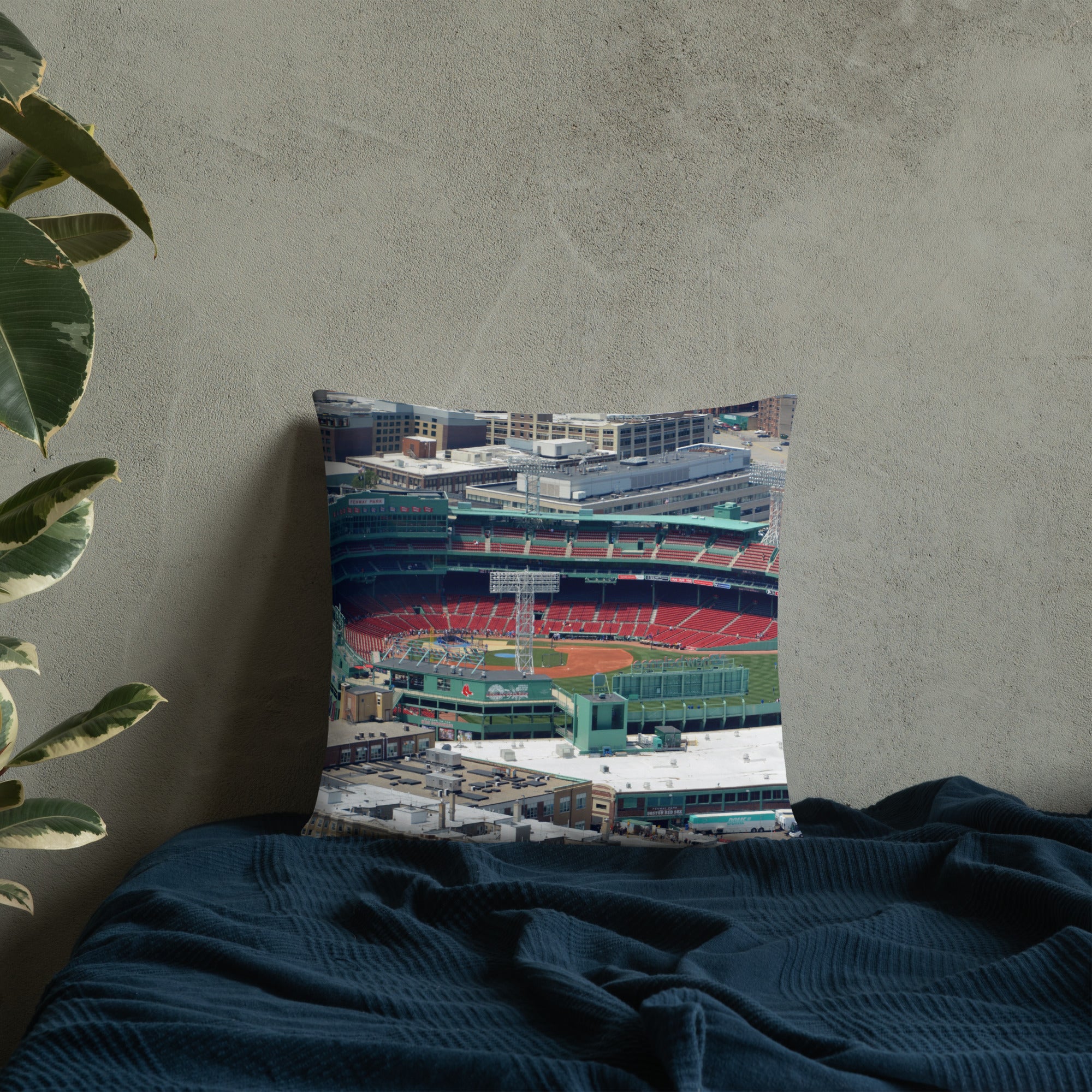 Fenway Park - Home of the Boston Red Sox Double - Sided Pillow - Stadium Vagabond