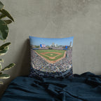 I ❤️ Chicago - Bears and Cubs Pillow - Stadium Vagabond
