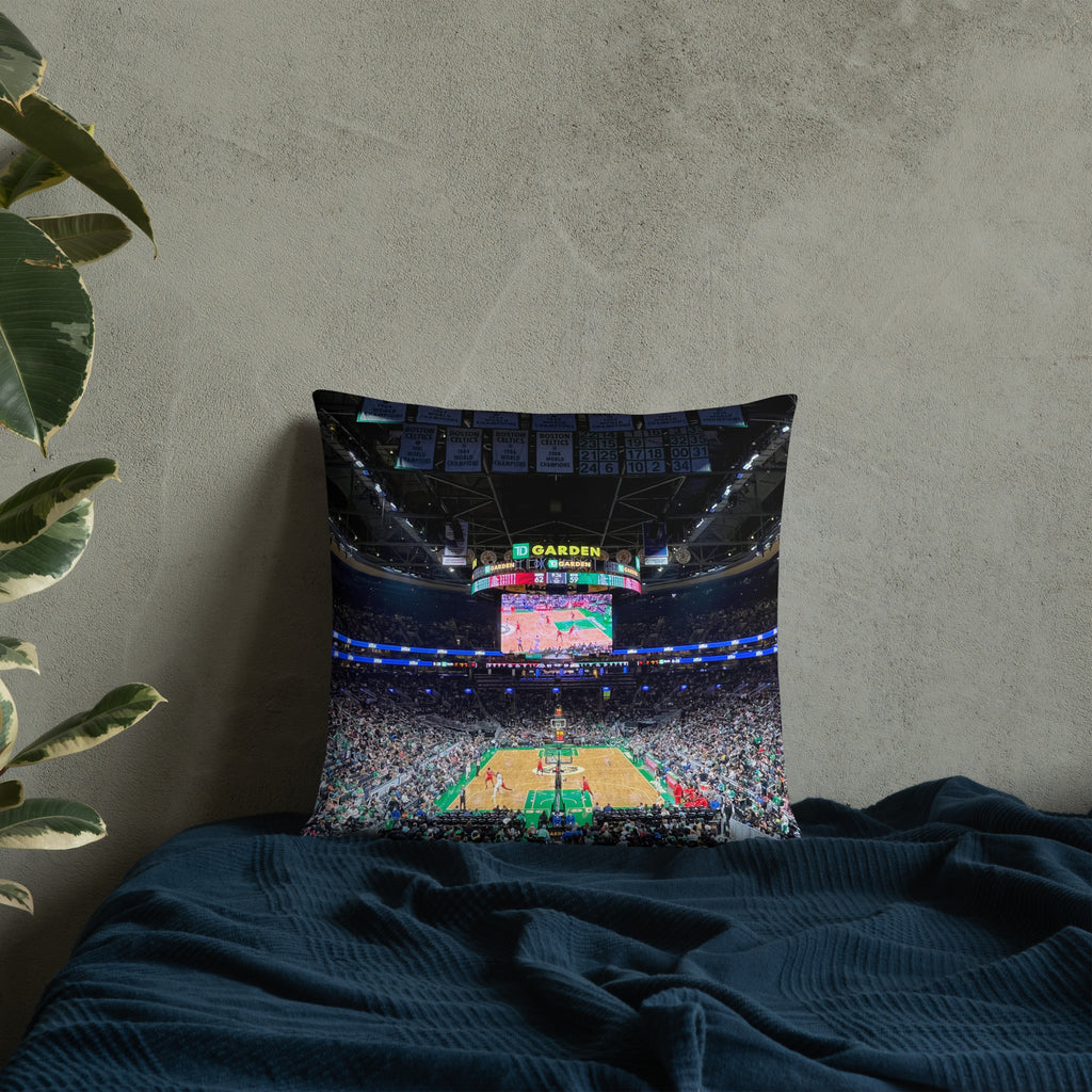 I ❤️ Boston - Bruins and Celtics Pillow - Stadium Vagabond