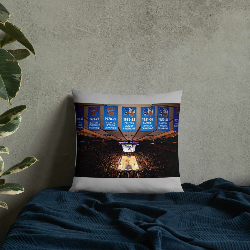 New York Knicks- Madison Square Garden Pillow