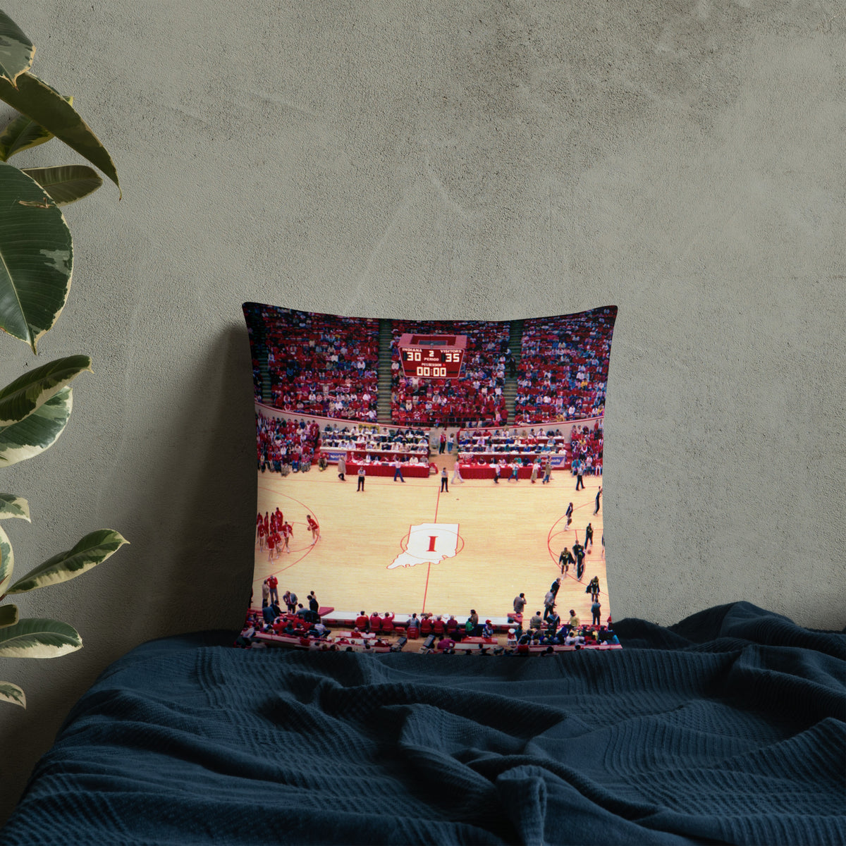 Indiana University Hoosiers Retro Pillow - Stadium Vagabond