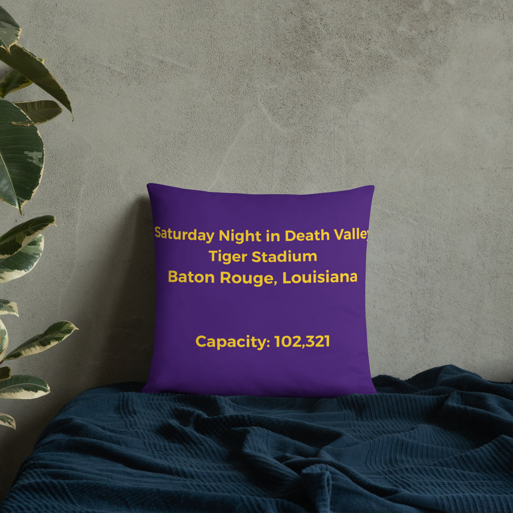 LSU - Saturday Night...Pillow - Stadium Vagabond