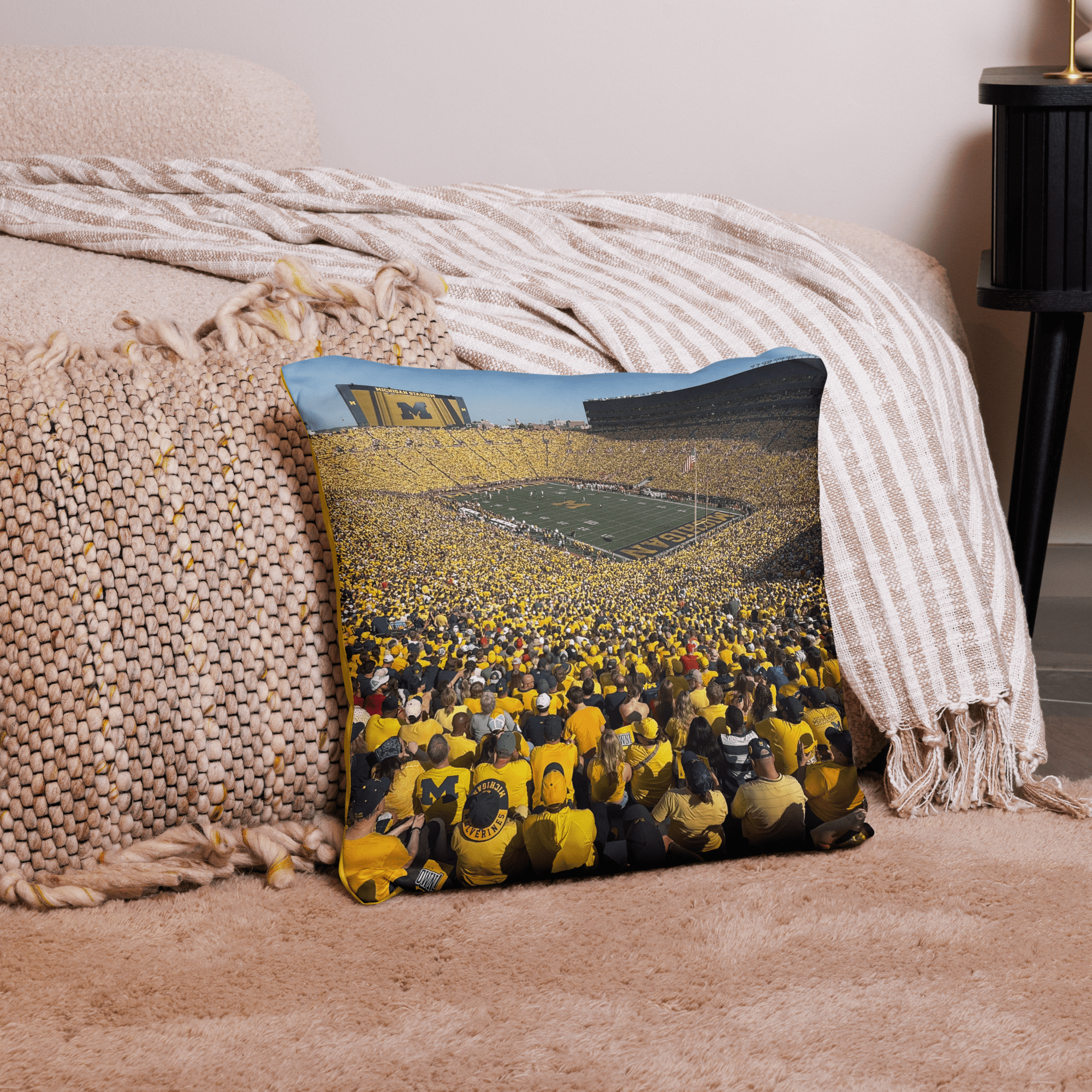 Michigan Wolverines Maize Out 2025 Pillow
