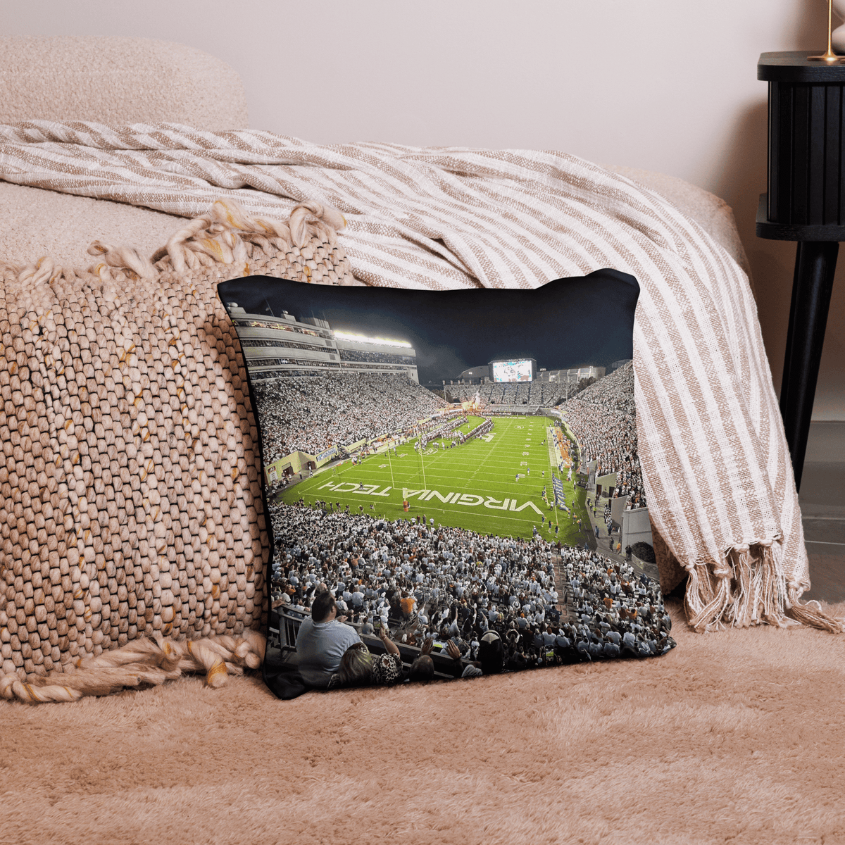 Virginia Tech Hokies Lane Stadium Pillow - Stadium Vagabond