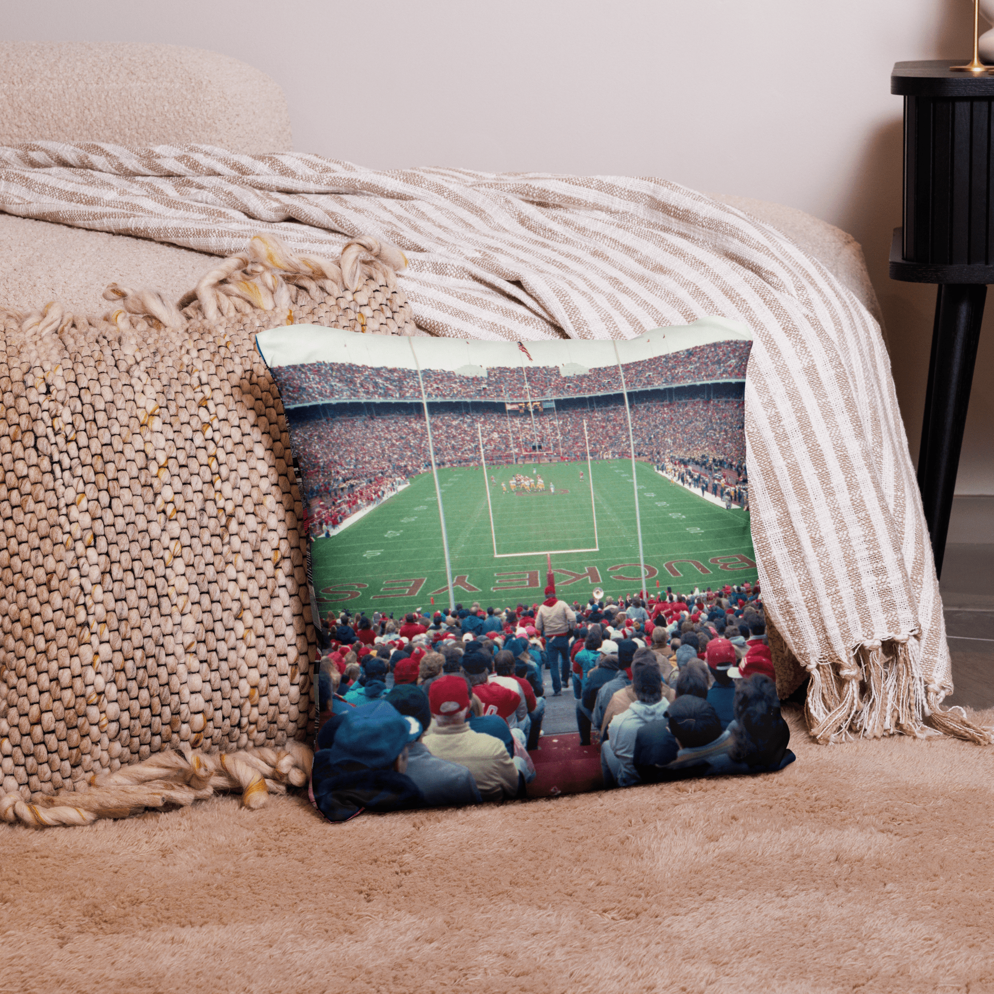 Ohio State Buckeye Pillow - 30 Years Later - Stadium Vagabond