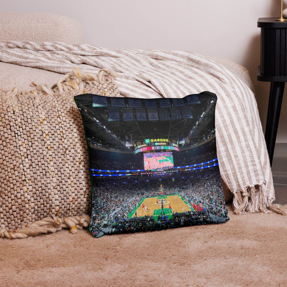 CUSTOMIZABLE Boston Celtics Pillow - Stadium Vagabond
