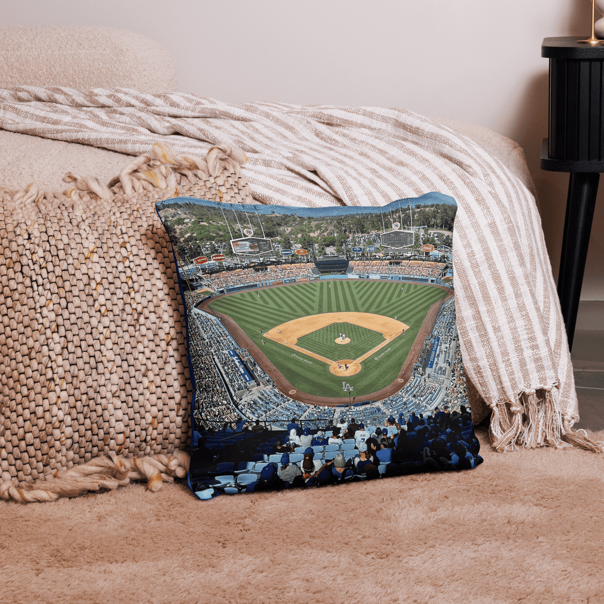 Los Angeles Dodgers Customizable Pillow - Stadium Vagabond