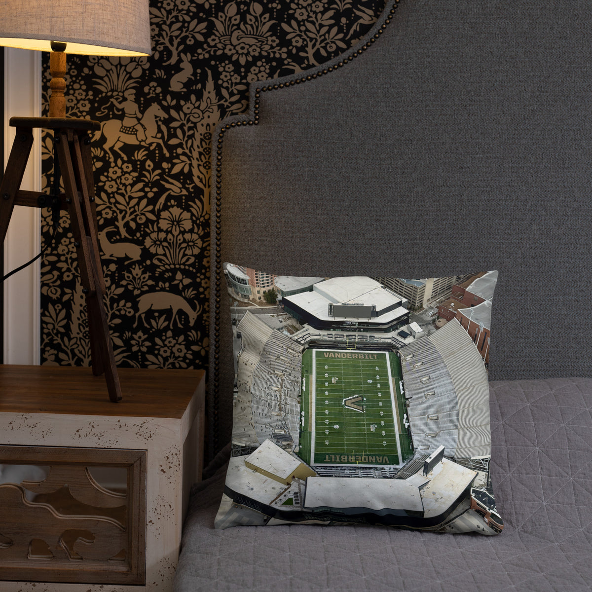 Vanderbilt Football From Above Pillow - Stadium Vagabond