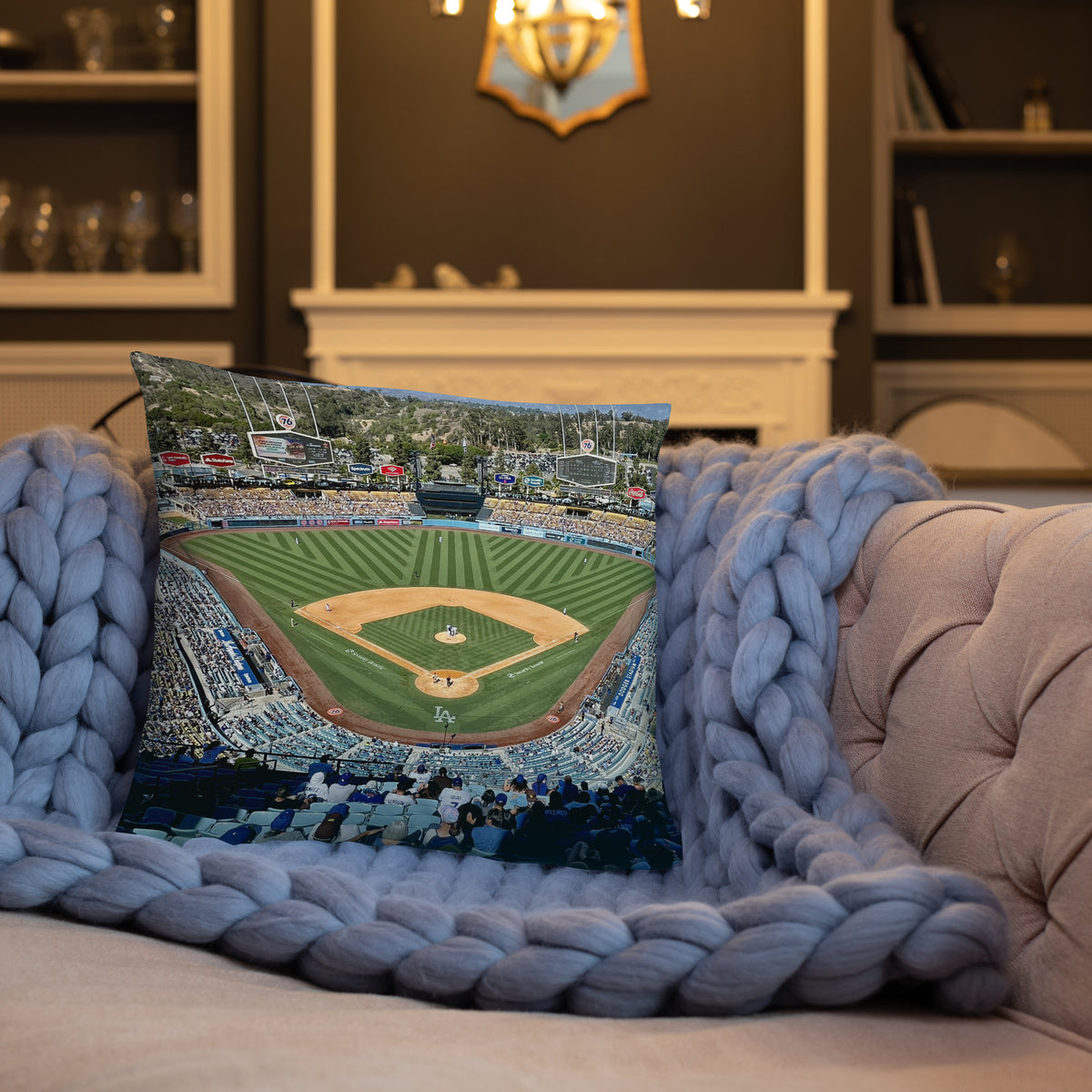 Los Angeles Dodgers Pillow - Stadium Vagabond