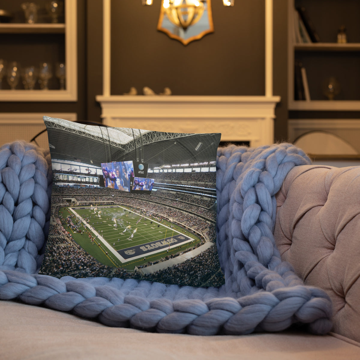 Dallas Cowboys AT&T Stadium Double - Sided Pillow - Stadium Vagabond