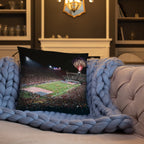 LA Memorial Coliseum - Heart of USC Trojans Pillow - Stadium Vagabond