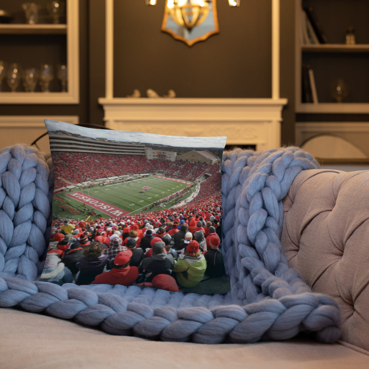 Wisconsin Badgers Camp Randall Pillow - Stadium Vagabond