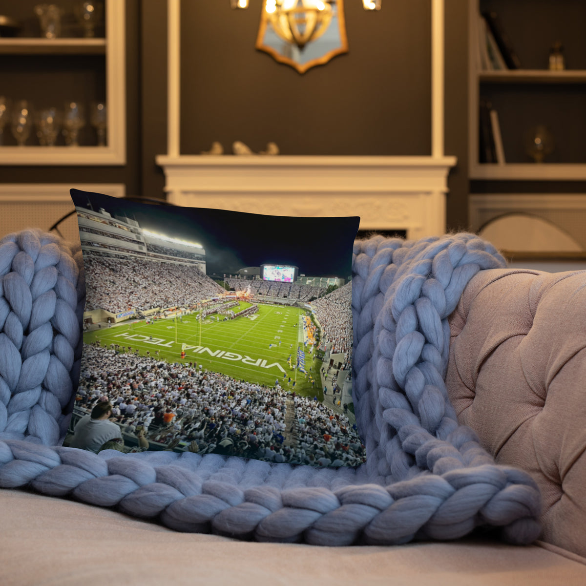Virginia Tech Hokies Lane Stadium Pillow - Stadium Vagabond