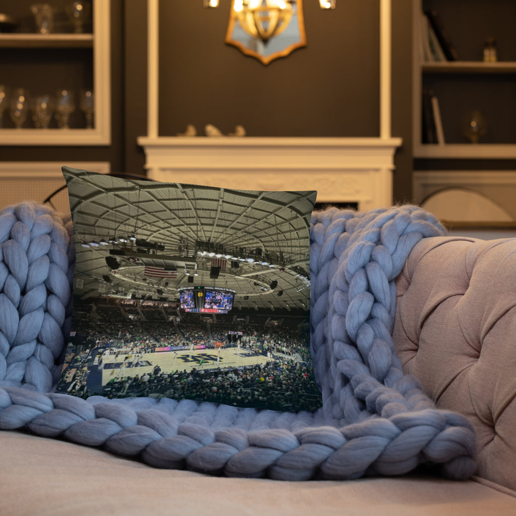 Notre Dame Fighting Irish Basketball Pillow - Stadium Vagabond